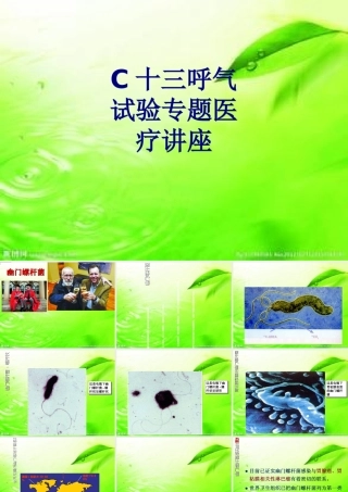 C十三呼气试验专题医疗讲座讲义