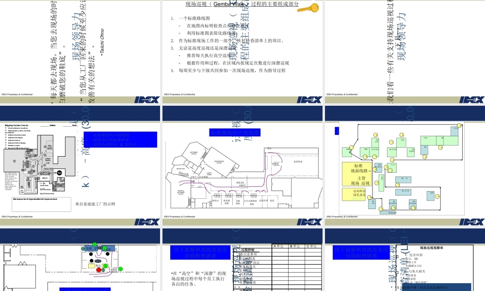 DailyManagementGembaWalkModuleCNRev0专题培训课件