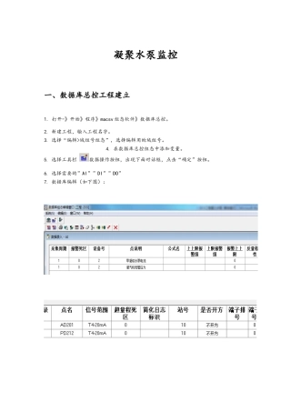 DCS实验报告--凝结水泵监控