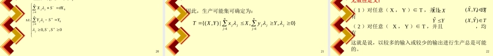DEA模型数据包络分析PPT专业课件