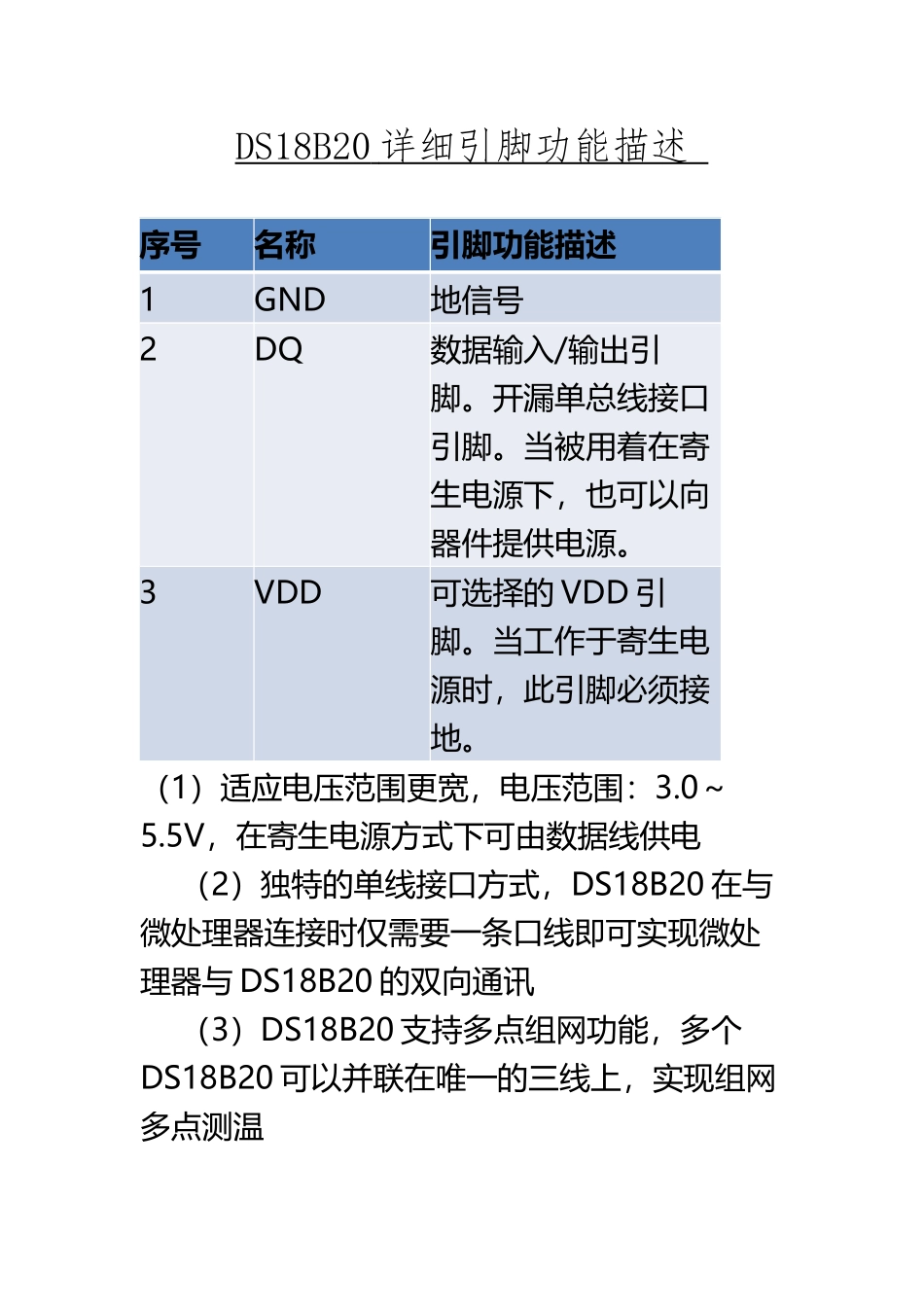DS18B20详细引脚功能描述_第2页