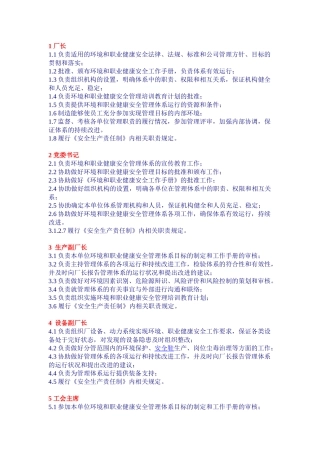 EHS岗位责任制-红桐工业品