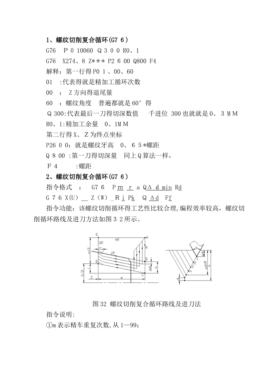 FANUC数控车床螺纹切削复合循环编程实例_第1页