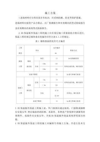 HX隔离式防火保温板施工方案