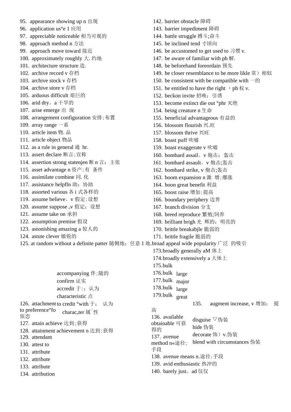 iBT新托福镇魂单词题全集_第2页