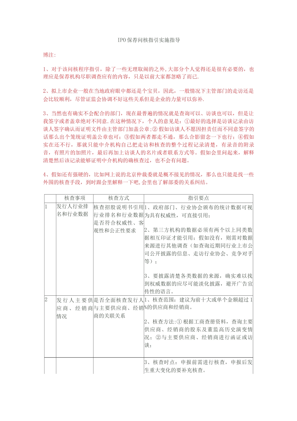 IPO保荐问核指引实施指导_第1页