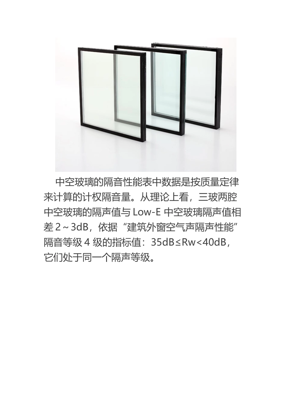 LOW-E中空玻璃与三玻两腔中空玻璃的差距_第3页