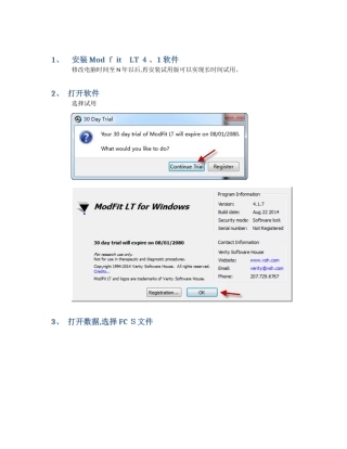 Modfit 安装及分析教程