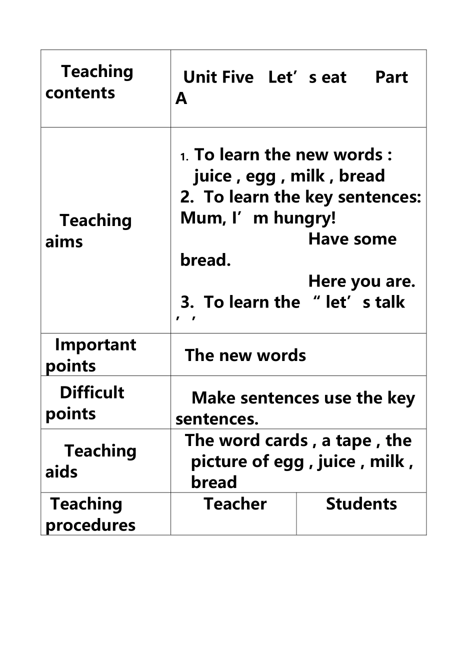 PEP三年级上册英语教案Unit5.A_第2页