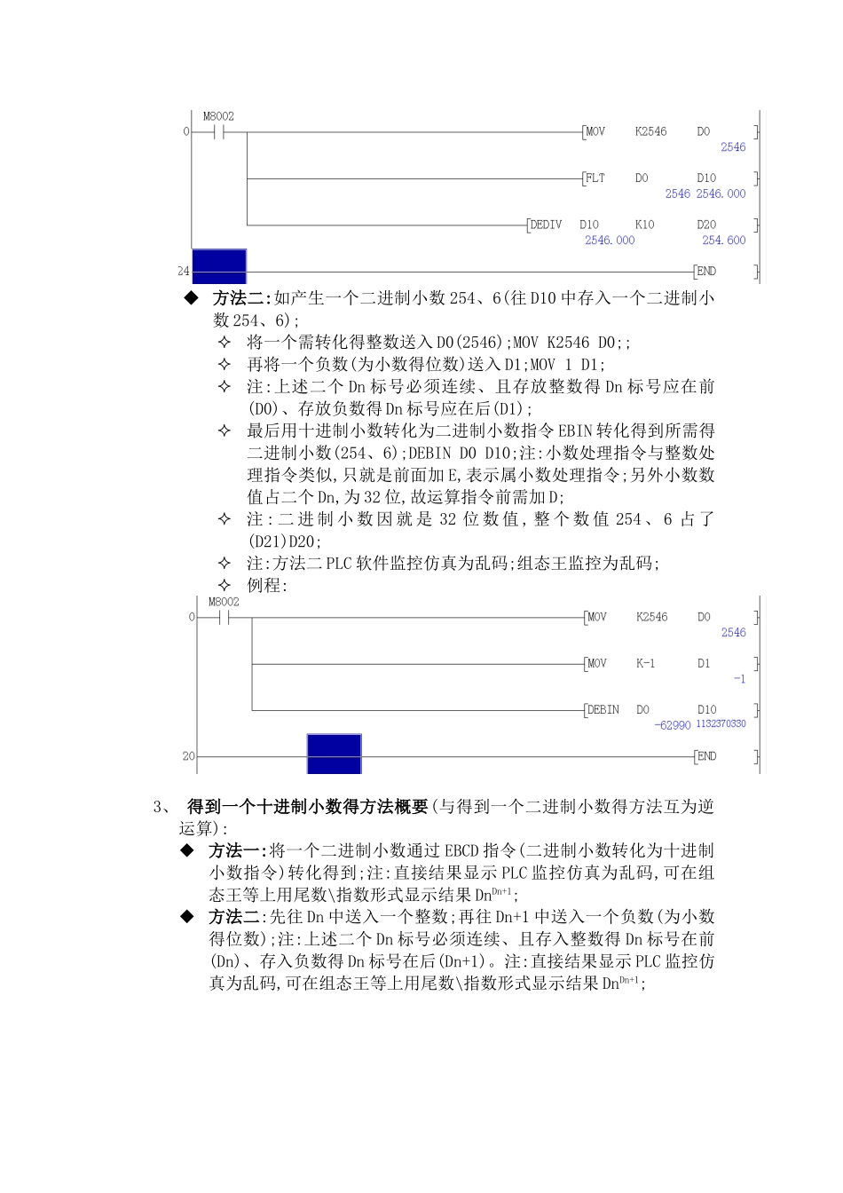 PLC小数点运算编程研究讲义2025_第3页