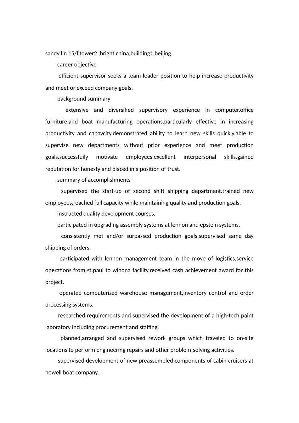 PRODUCTION-MANAGER生产经理英文简历范文.doc_第2页