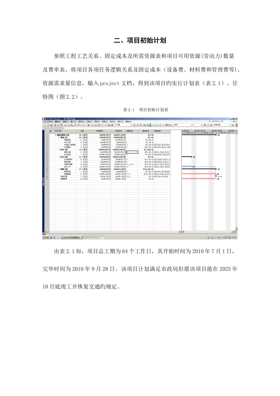 PROJECT项目管理报告_第3页