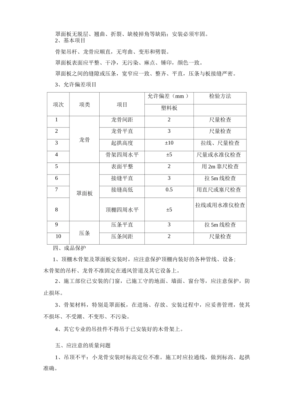 PVC吊顶工程施工方案及工艺方法_第3页