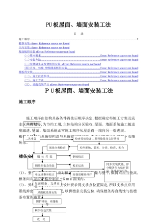 PU板屋、墙面的安装