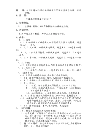 SIP制作作业指导书
