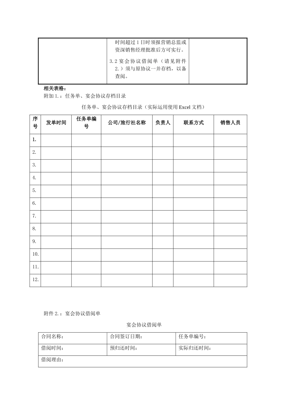 SMD-SA-SOP-任务单和宴会协议书的存档及销售协议的借阅流程_第2页