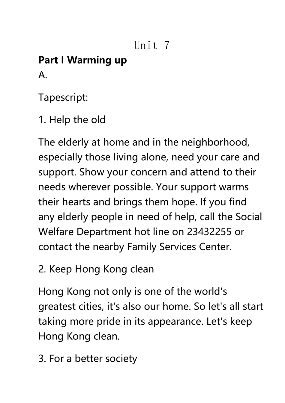 step-by-step-英语听力入门4-Unit-7-答案_第2页