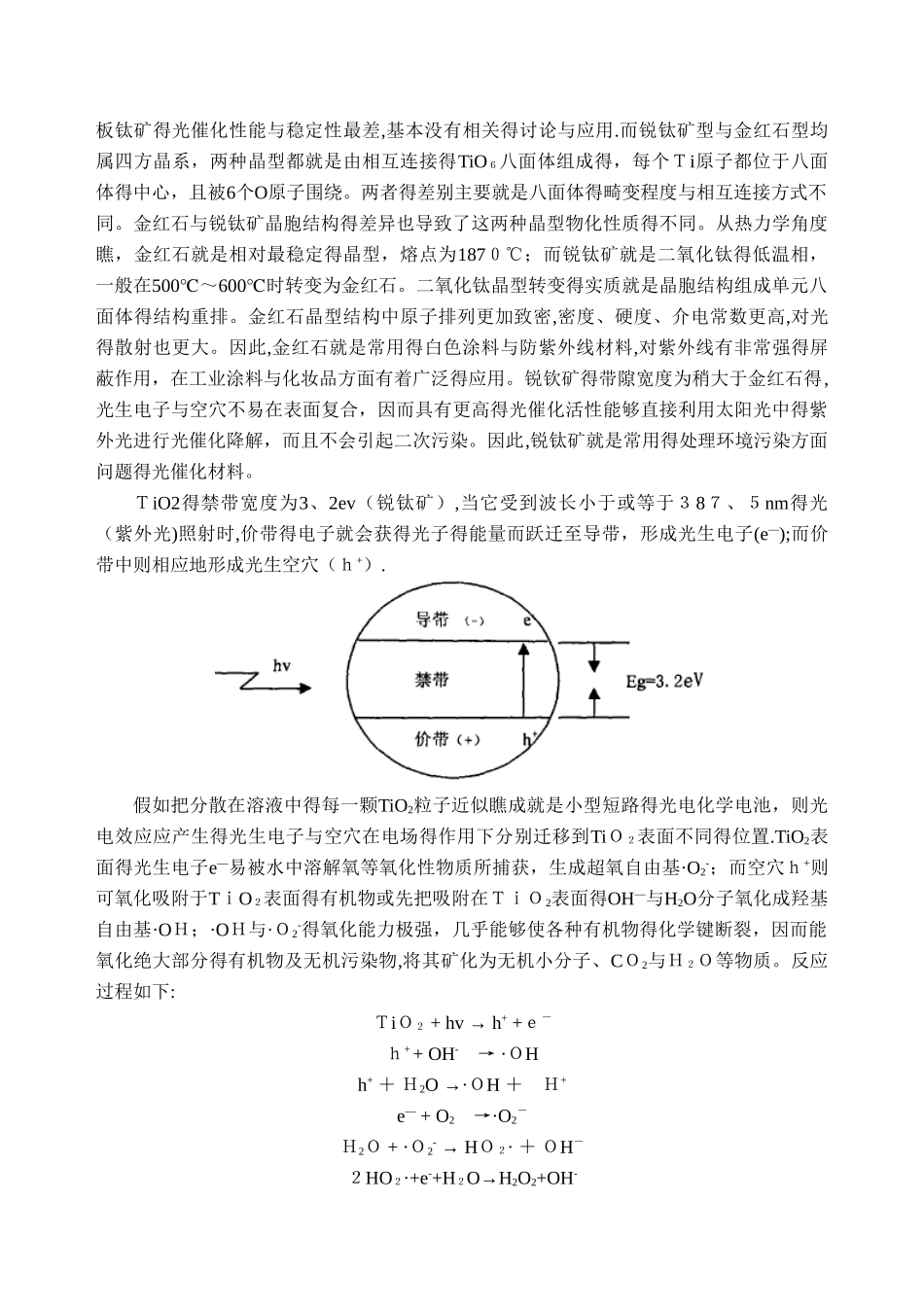 TiO2光催化原理和应用_第2页
