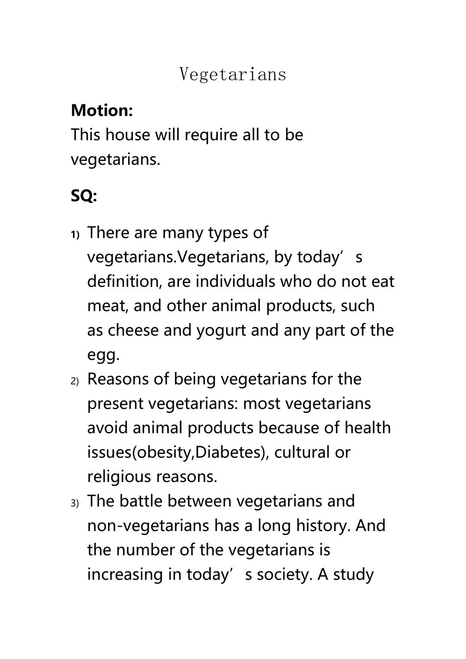 Vegetarians做素食主义者的利弊_第2页