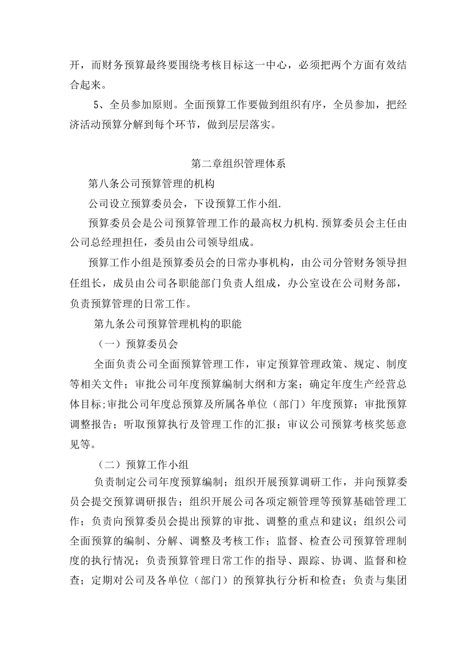 XX公司全面预算管理办法_第3页