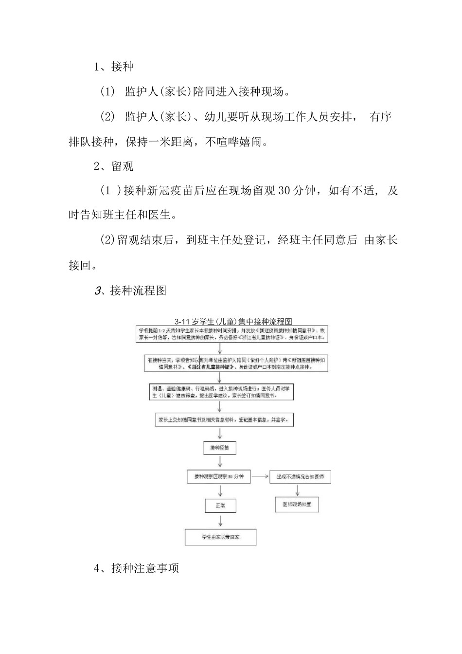 xx幼儿园开展3-6岁人群新冠疫苗接种工作服务_第3页