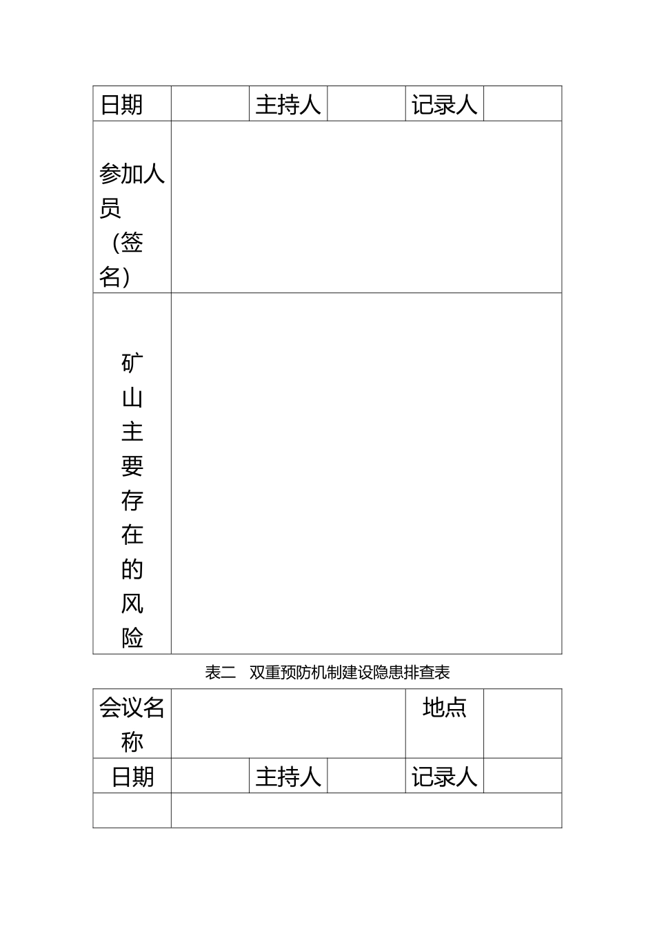 XX有限公司双重机制台帐_第3页