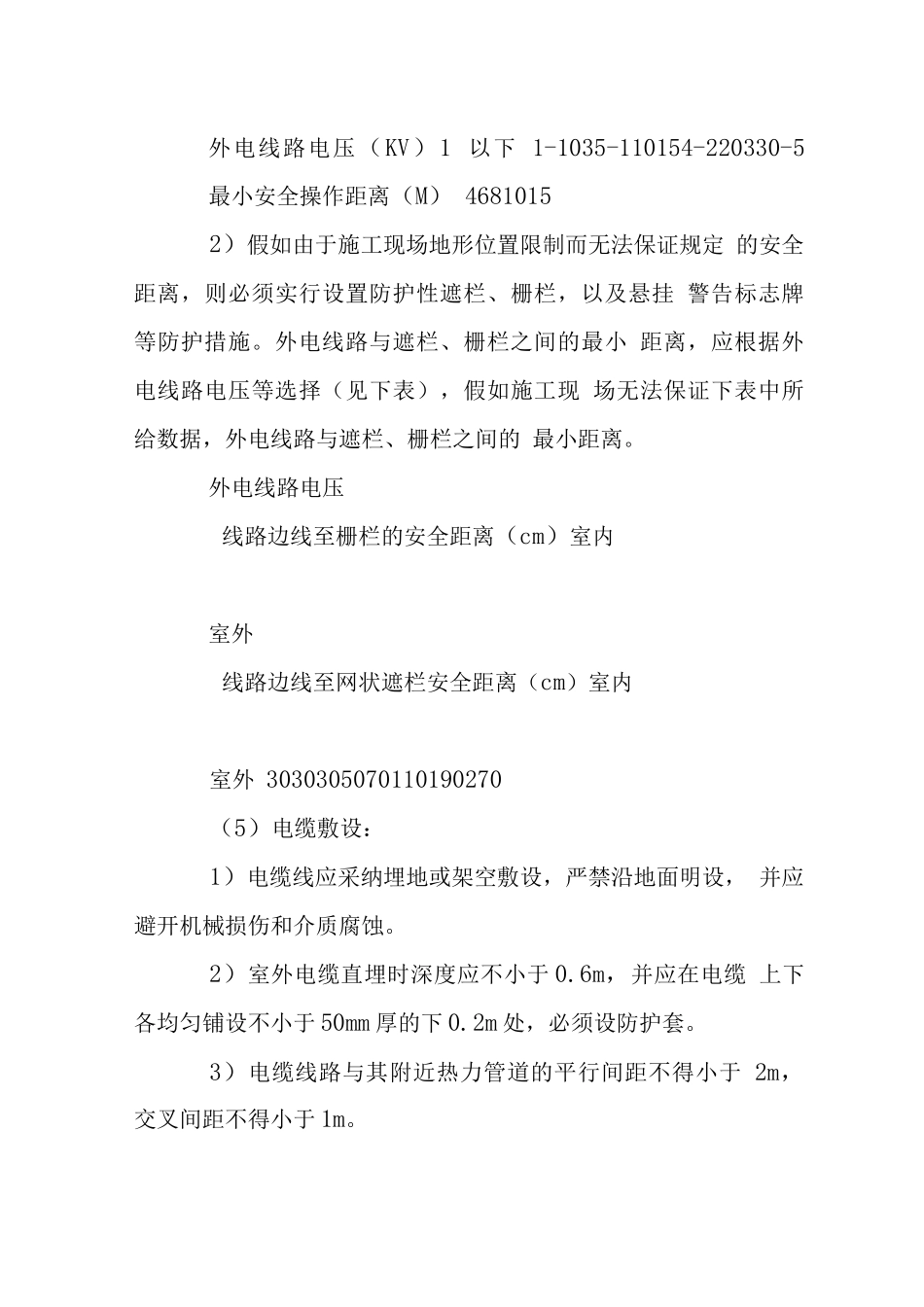 X工程施工现场用电安全管理措施_第3页