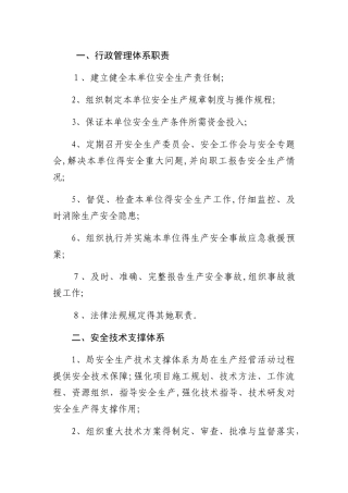 “四个体系”职责