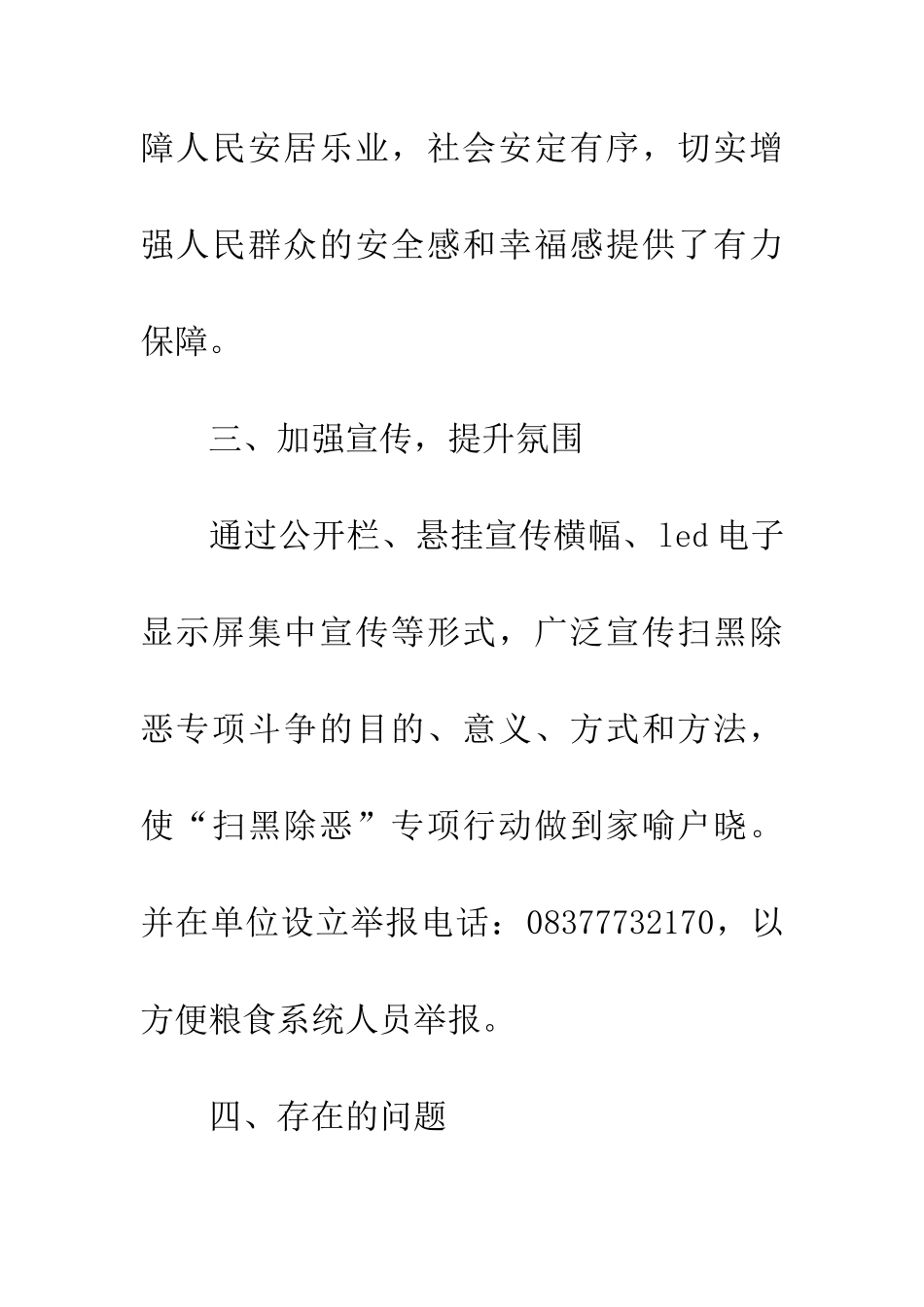 “扫黑除恶”专项行动工作总结_第3页