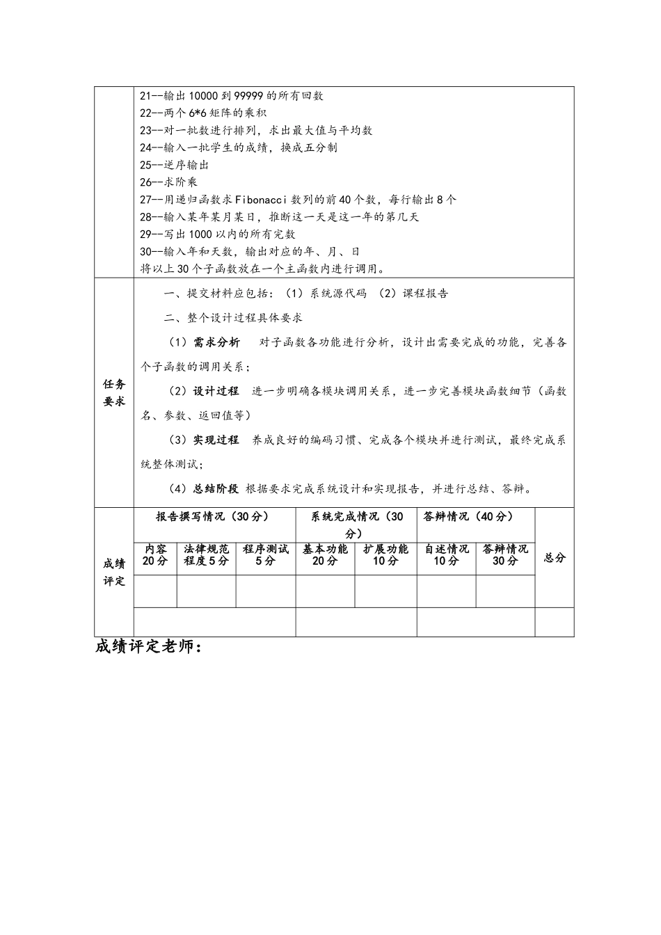 《C语言程序设计实践》课程报告_第2页