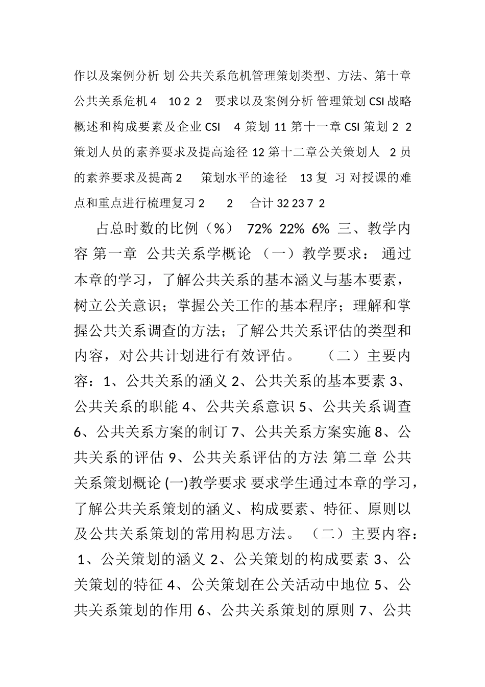 《公共关系实务》教学大纲_第3页