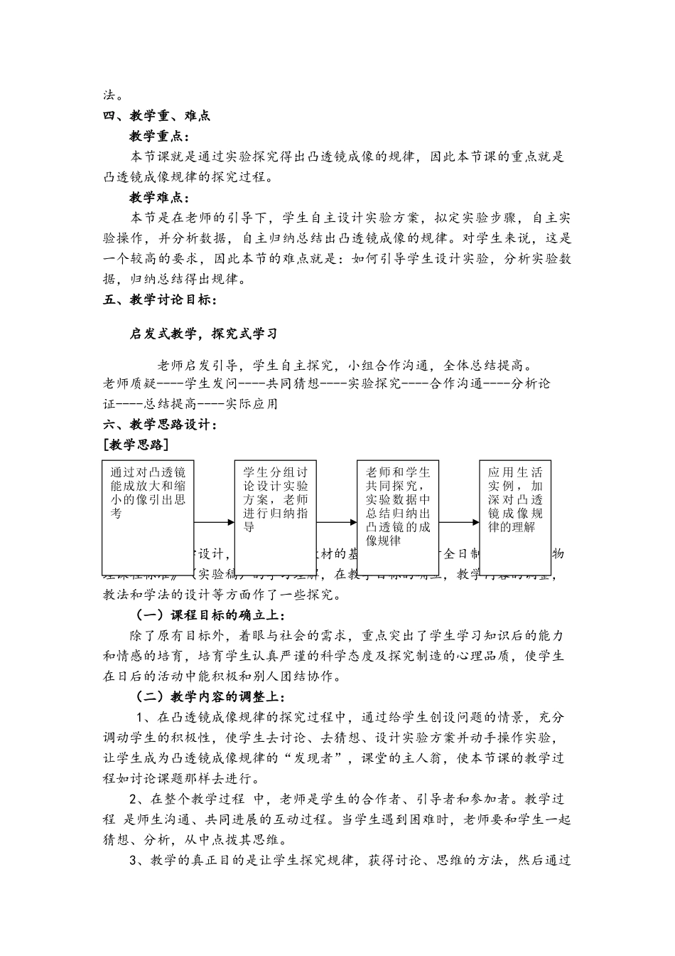 《凸透镜成像规律》教学设计_第2页