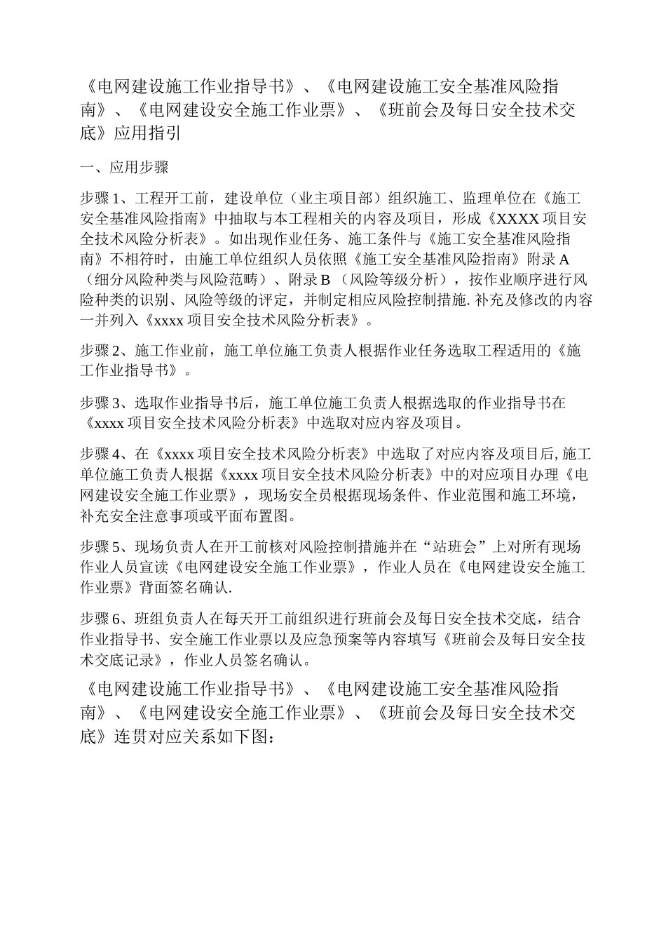 《南方电网电网建设施工作业指导书》_第1页