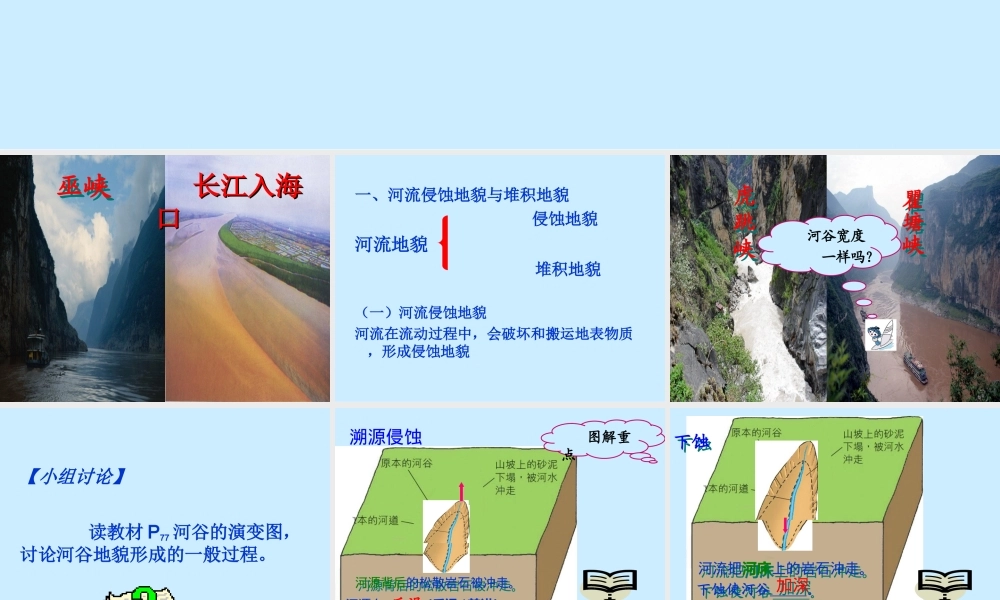 《河流地貌的发育》专题培训课件