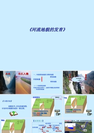 《河流地貌的发育》专题培训课件