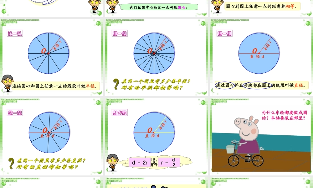 《认识圆》专题培训课件