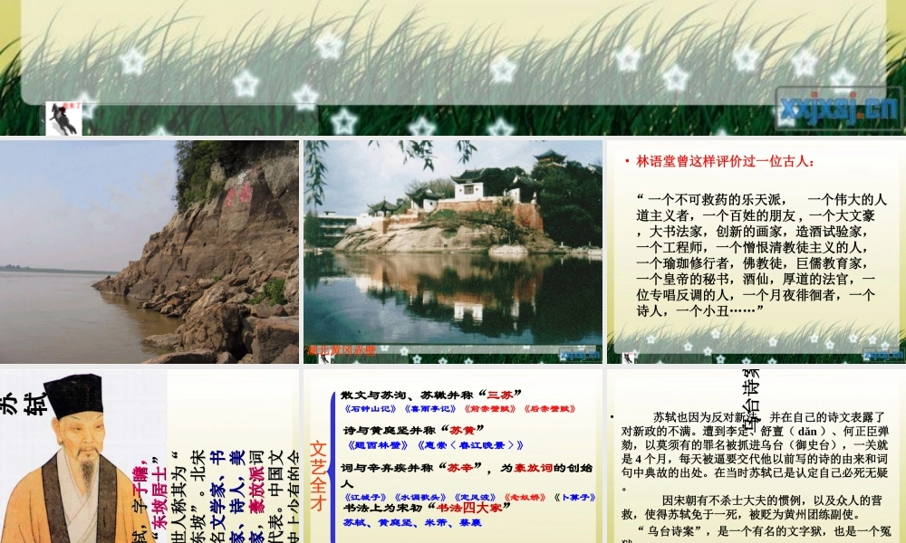 《赤壁赋》用专题培训课件