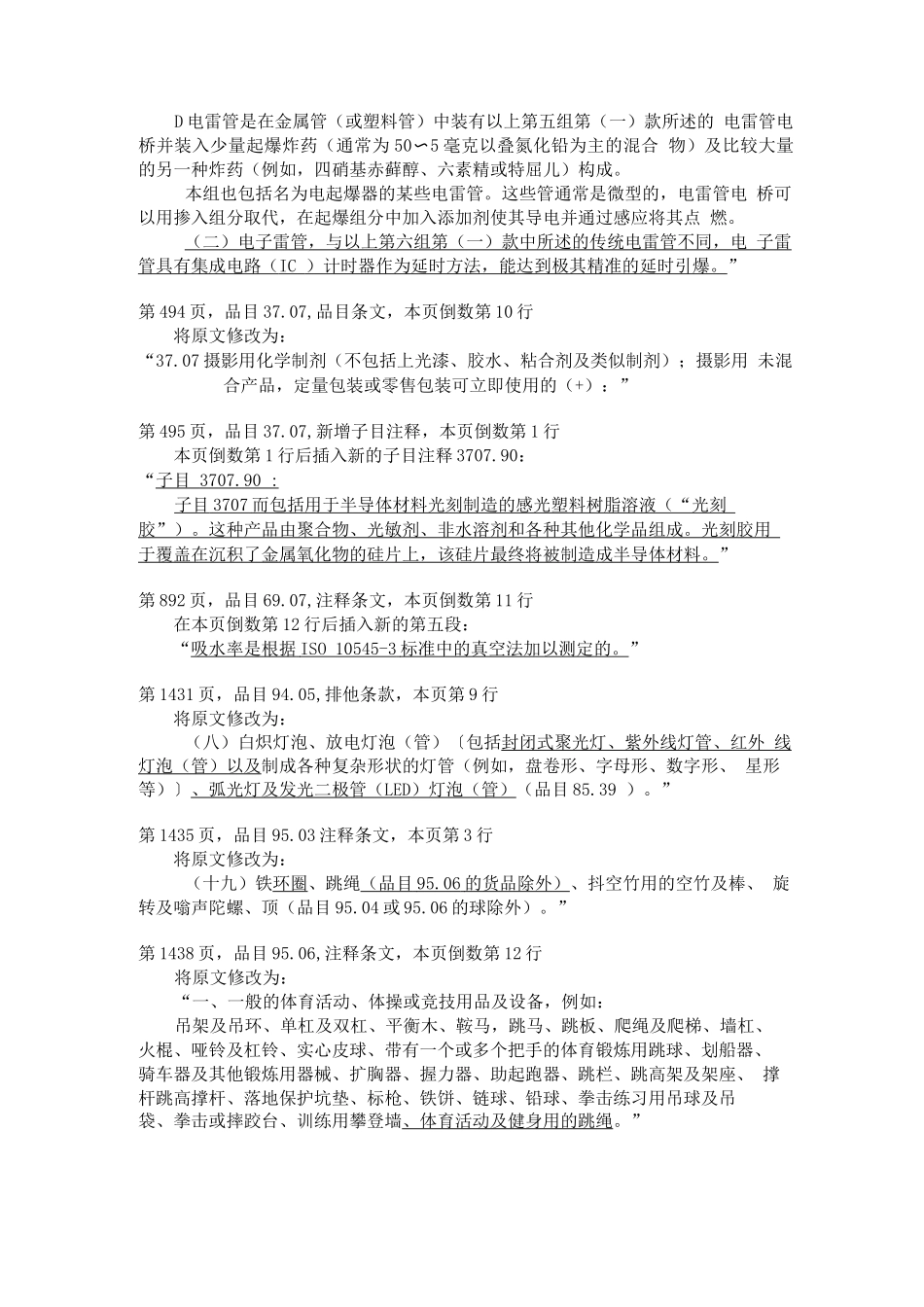 《进出口税则商品及品目注释》修订本第三期_第3页