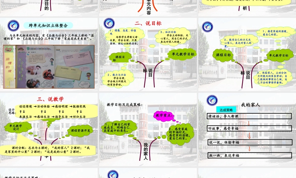《道德和法治》说课设计专题培训课件
