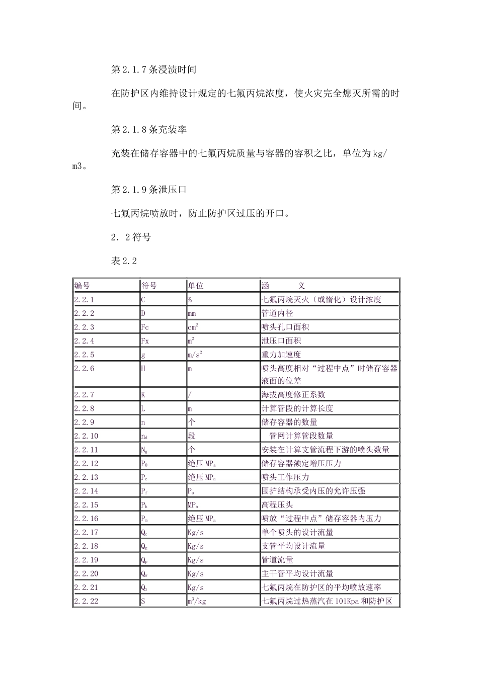 七氟丙烷洁净气体灭火系统设计规范_第3页