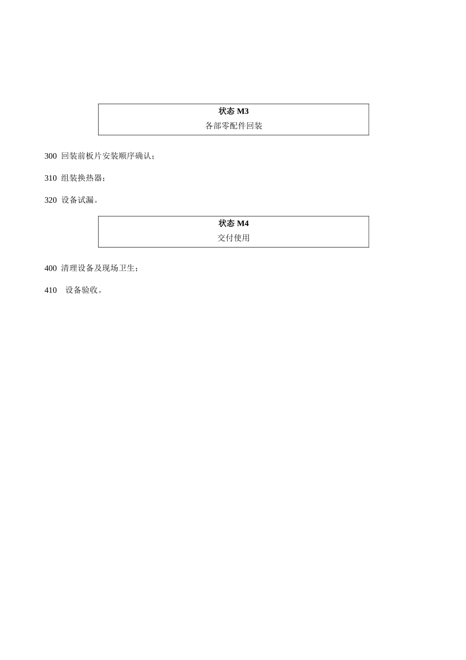 万吨烷基苯板式换热器检修作业规程_第3页