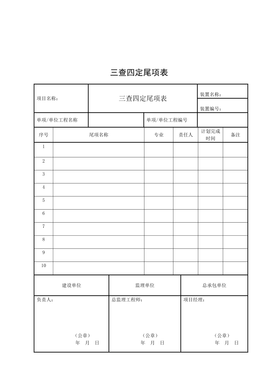 三查四定表格_第2页