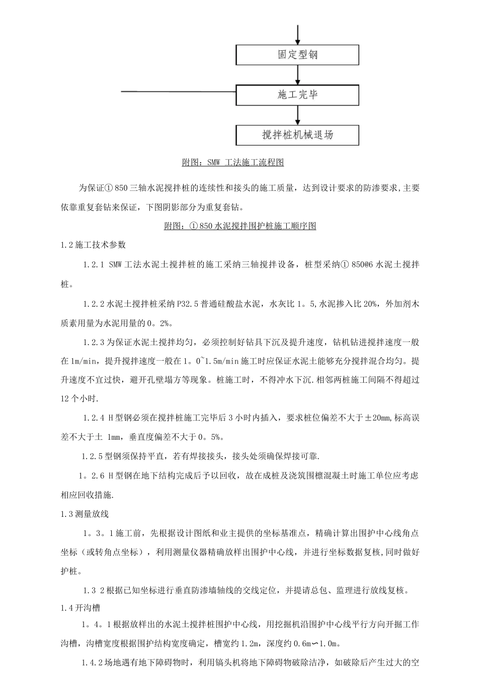 三轴搅拌桩施工工艺与质量保证措施_第2页