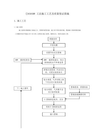 三轴搅拌桩施工工艺及质量保证措施