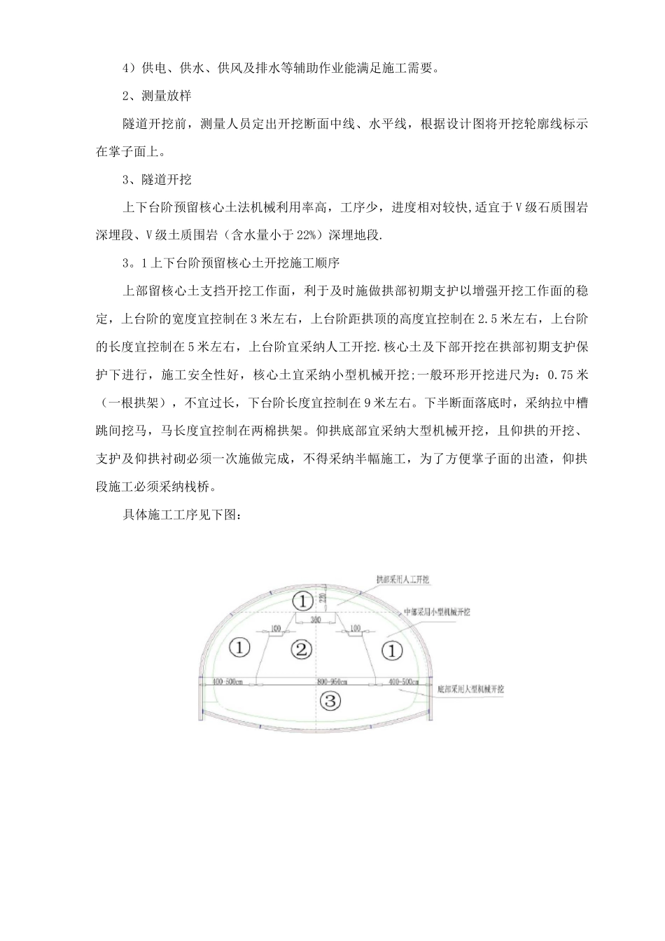 上下台阶法开挖专项施工方案_第2页