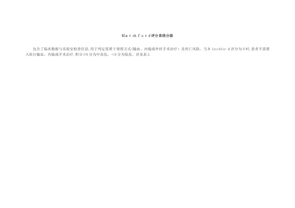 上消化道出血评分表说明_第3页