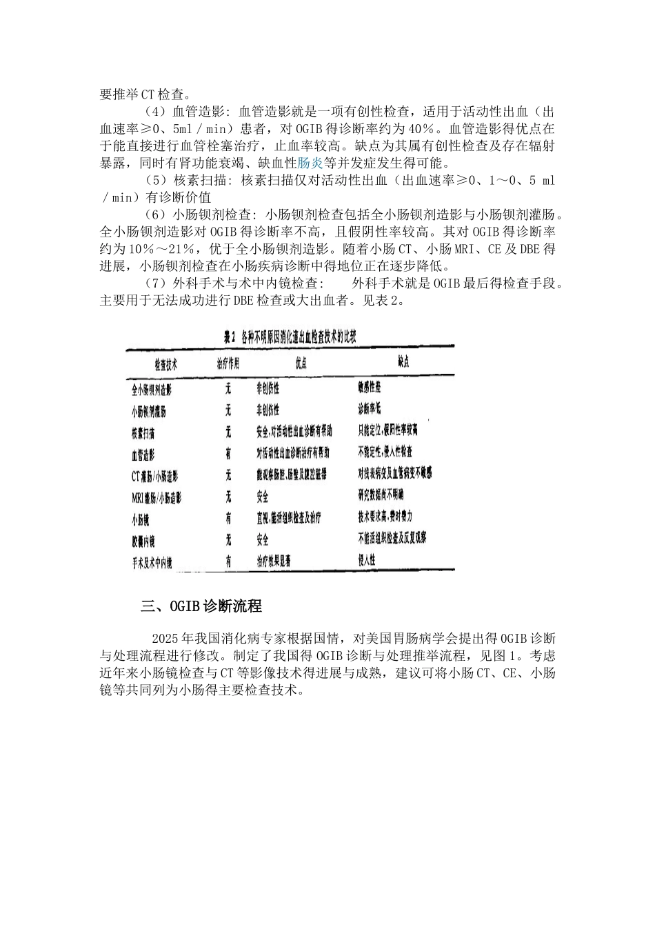 不明原因消化道出血诊治推荐流程_第2页