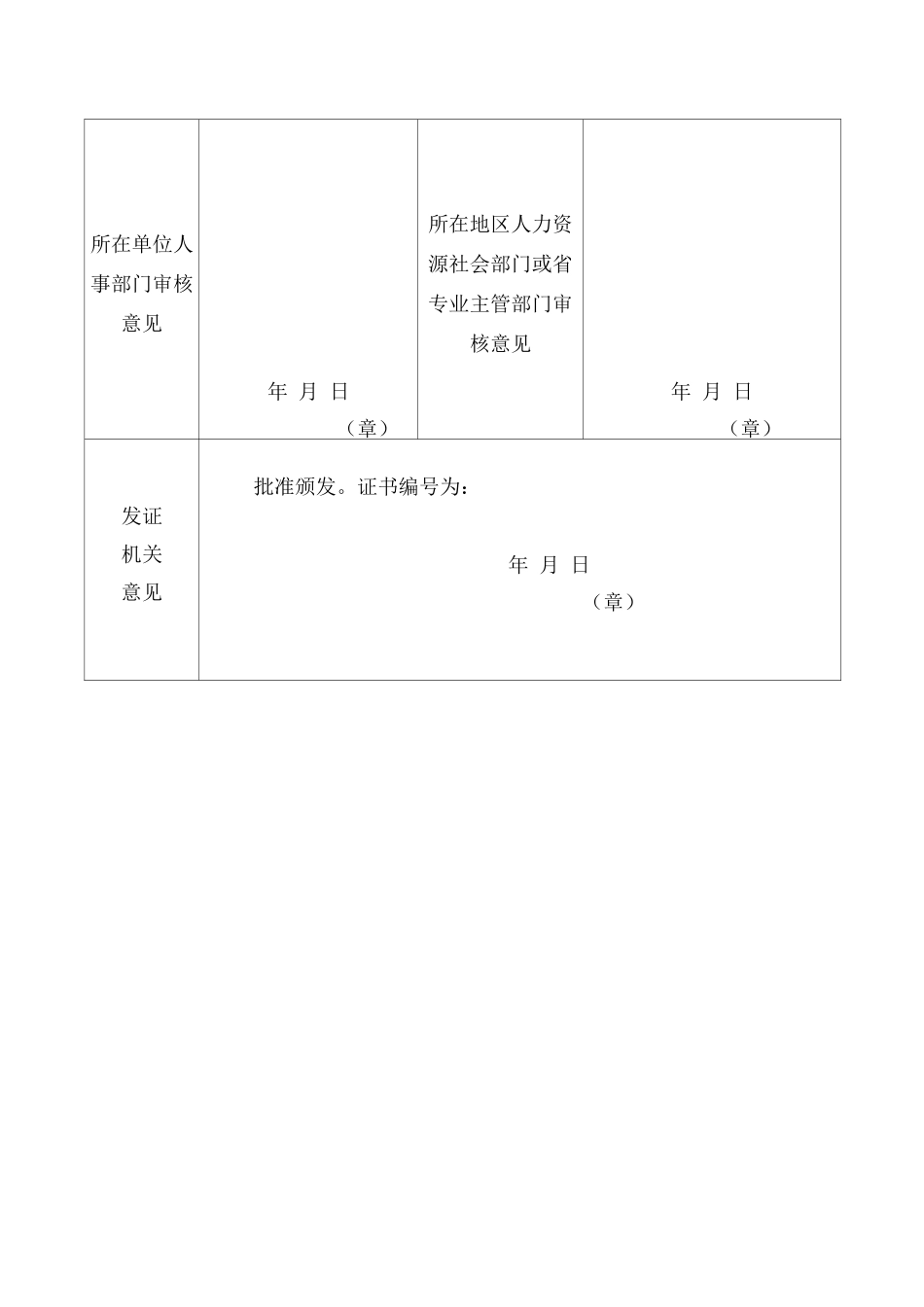 专业技术资格登记表_第3页