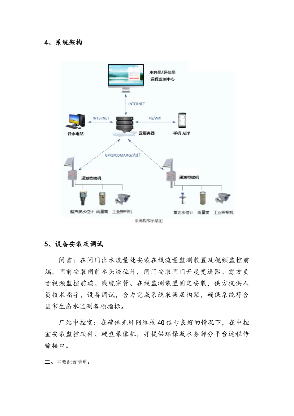专业水电站下泄生态流量监测系统方案_第3页