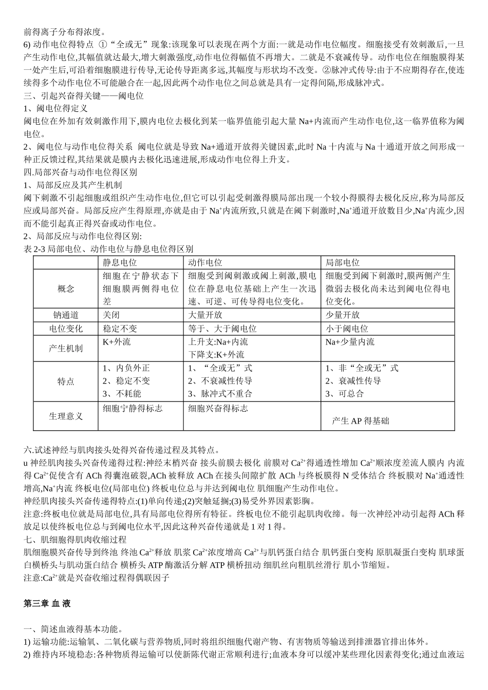 专升本生理学重点总结_第3页
